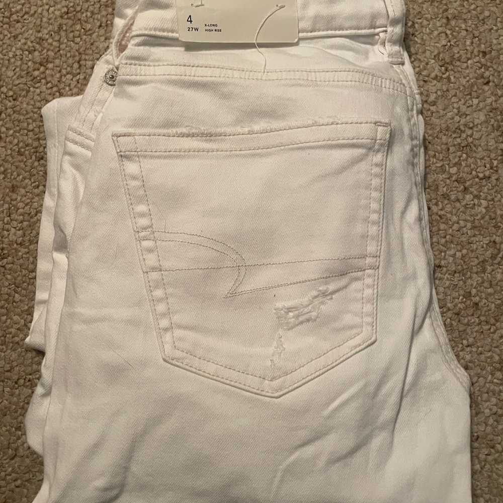American Eagle Outfitters Women's White Skinny Pants